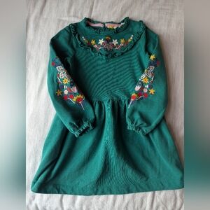 Mini Boden Dress with Floral Details